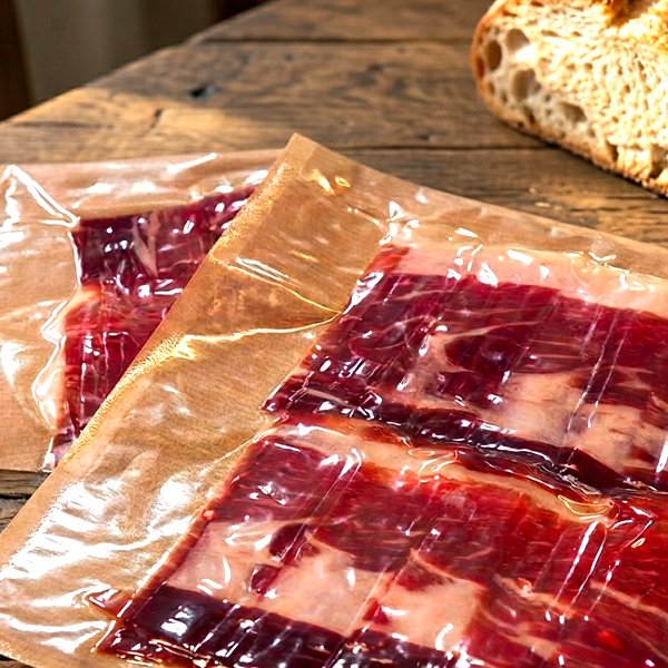 Jamón Serrano curación natural cortado a mano